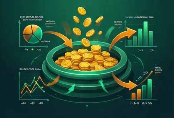 Tote pool betting mechanics showing dividend calculation and distribution