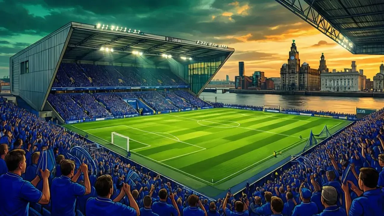 Everton's Hill Dickinson Stadium at Bramley-Moore Dock packed with fans on matchday