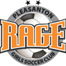 Pleasanton Rage W logo