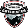Black Man Warrior logo