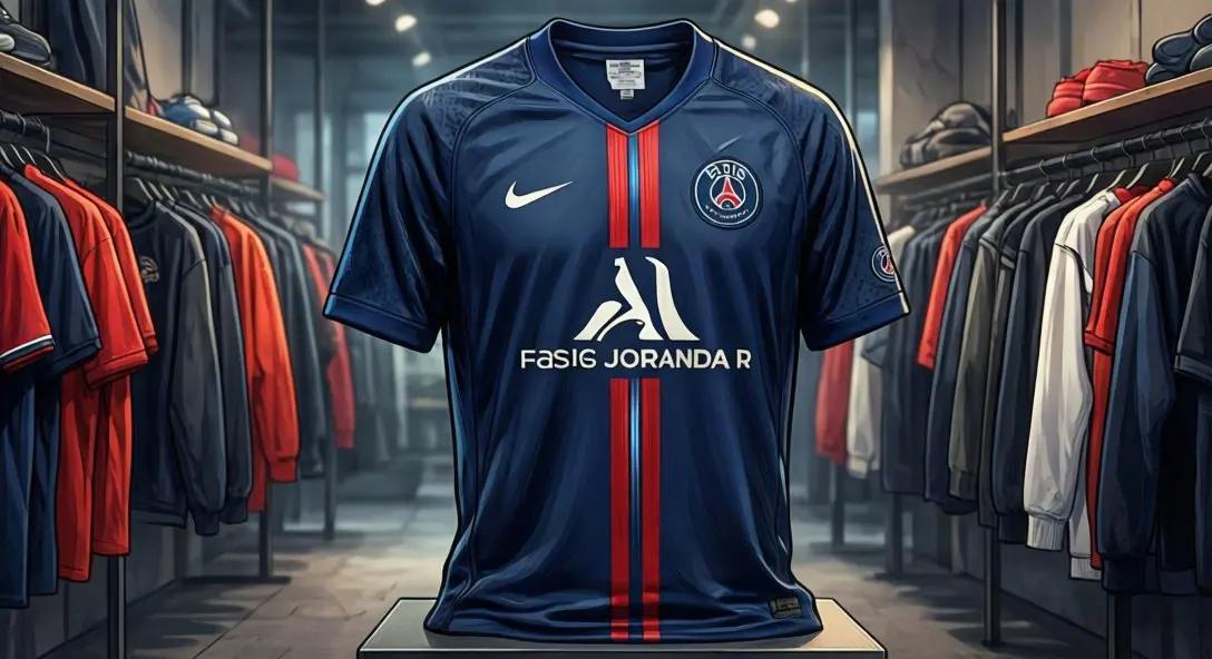 PSG Jordan Brand merchandise display